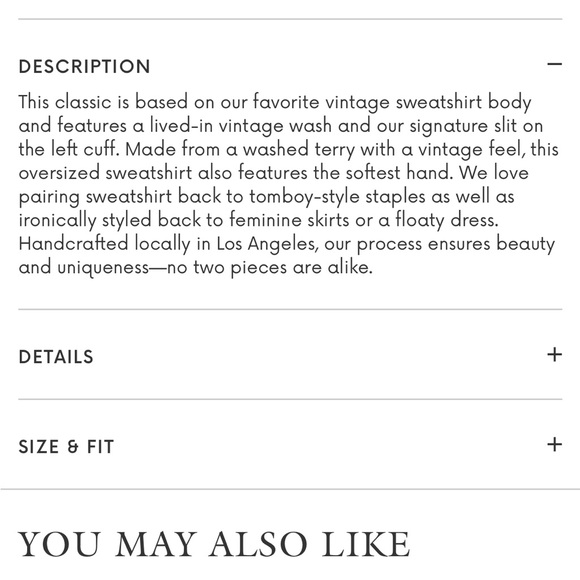 NWT The Great The College Sweatshirt size 4 XL Varsity Grey NEW $175 - Picture 9 of 11